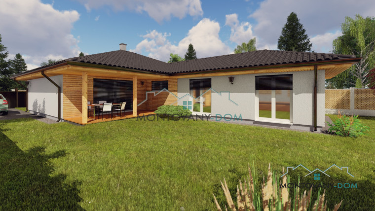 Nízkoenergetický Bungalov Laura s valbovou strechou