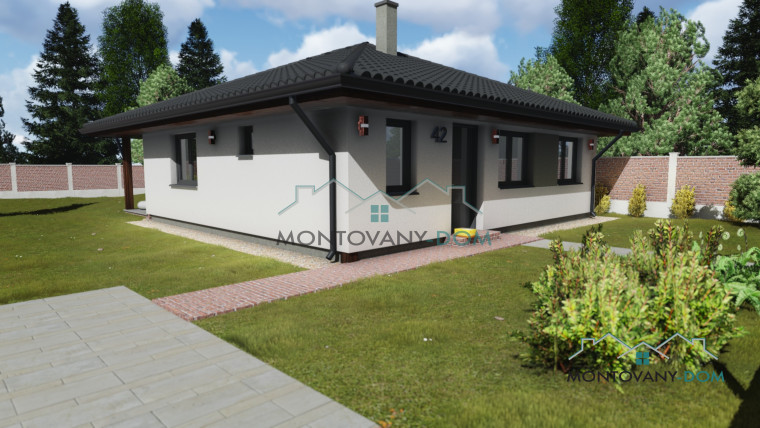 Nízkoenergetický Bungalov Daniela s valbovou strechou