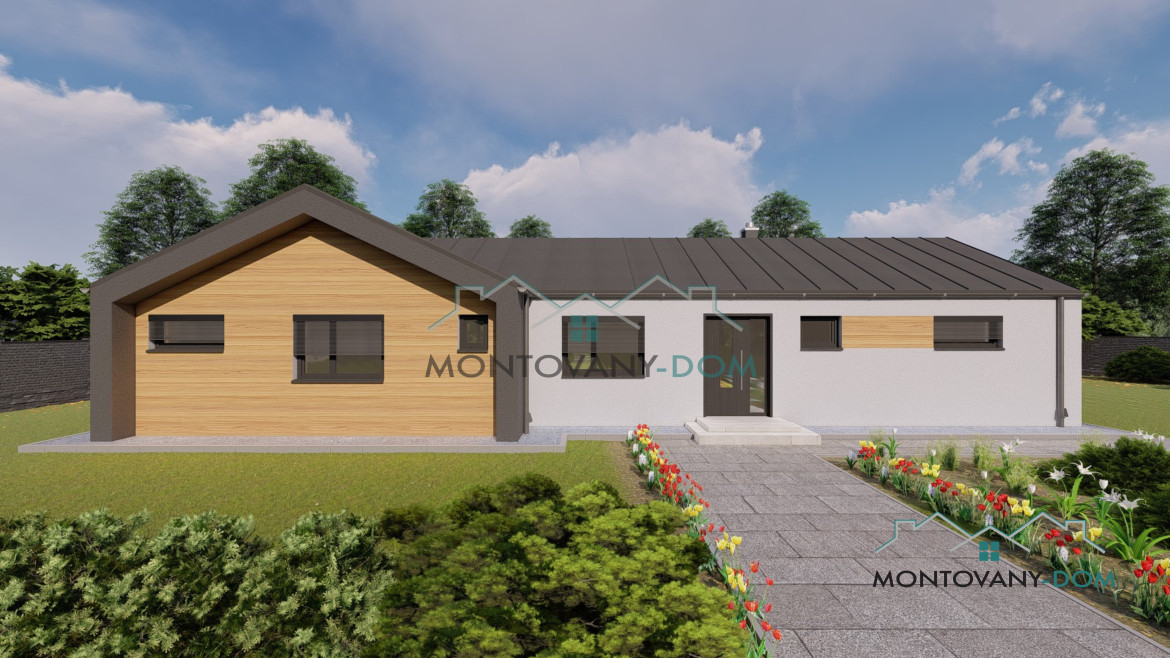 Nízkoenergetický Bungalov Ema s valbovou strechou