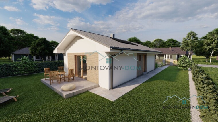 Nízkoenergetický Bungalov Hanka so sedlovou strechou