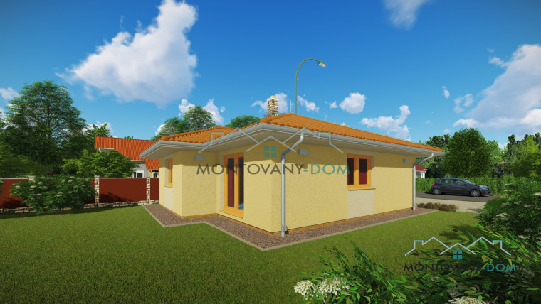 Nízkoenergetický Bungalov Marianna s valbovou strechou