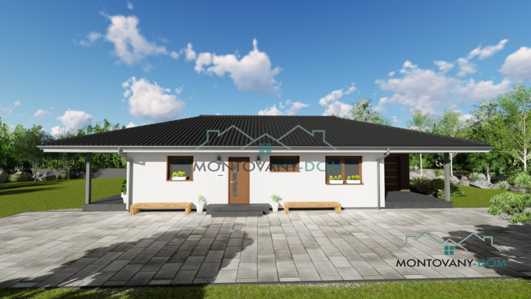 Nízkoenergetický Bungalov Martina s garážou