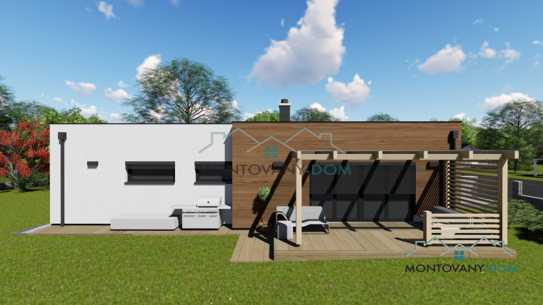 Nízkoenergetický Bungalov Noemi s garážou