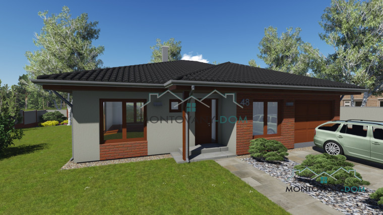 Nízkoenergetický Bungalov Žaneta s garážou