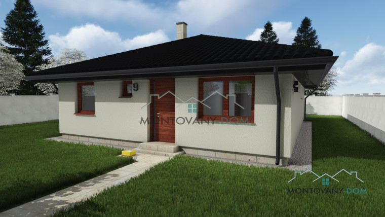 Nízkoenergetický Bungalov Zdenka s valbovou strechou