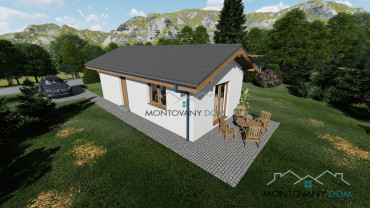 Záhradný nízkoenergetický dom do 50 m²